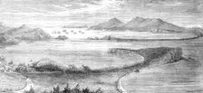 The China Cruising Squadron in Pallada Roads, Pasiette Bay, Russian Tartary, 1881. Creator: Charlton