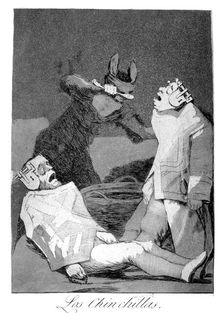 The Chinchillas 1799. Artist: Francisco Goya