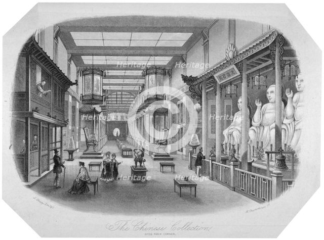 'The Chinese collection, Hyde Park Corner, Westminster, London, c1841.                               Artist: J Shury