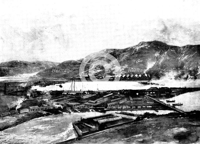 The Chinese Crisis: Dock at Port Arthur, 1898. Creator: Unknown.