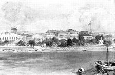 The Chinese Crisis: the British Consulate, Shanghai, 1898. Creator: Unknown