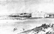 The Chinese Crisis: the German Consulate, Shanghai, 1898. Creator: Unknown