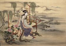 The Chinese beauty Yang Guifei, ca 1810-1815. Creator: Eishi, Chobunsai (Hosoda) (1756-1829)