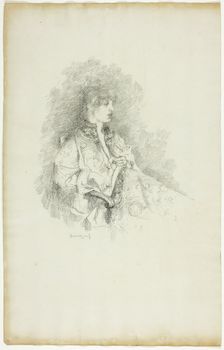 The Chinese Gown, 1890-94. Creator: Theodore Roussel