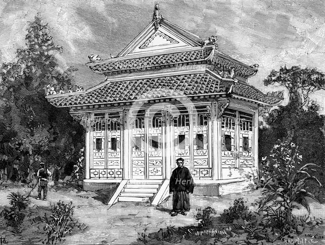 The Chinese House, 1889. Artist: Unknown