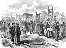 The Chinese Imperial Marriage at Pekin: procession of the bride's trousseau, 1872. Creator: Unknown