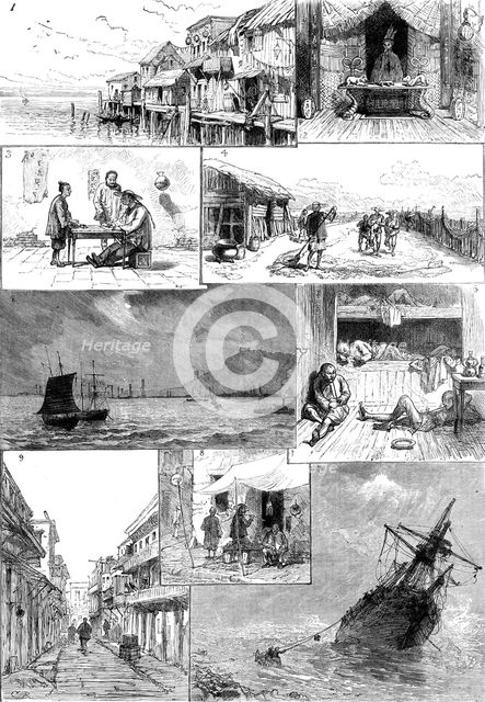 The Chinese in San Francisco, 1880. Creator: Unknown.