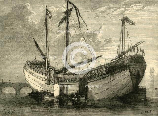 'The Chinese Junk', (1881). Creator: Unknown.