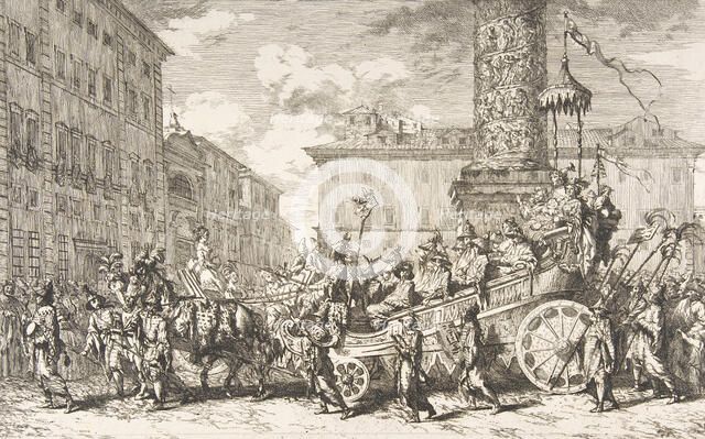 The Chinese Masquerade (La Mascarade chinoise), 1735. Creator: Jean-Baptiste-Marie Pierre.