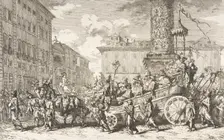 The Chinese Masquerade (La Mascarade chinoise), 1735. Creator: Jean-Baptiste-Marie Pierre