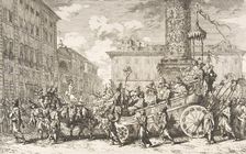 The Chinese Masquerade (La Mascarade chinoise), 1735. Creator: Jean-Baptiste-Marie Pierre