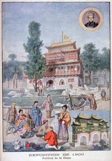 The Chinese pavilion at the Universal Exhibition of 1900, Paris, 1900