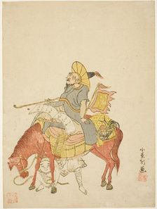 The "Chinese Quartermaster, Japan, 1765. Creator: Komatsuya Hyakki