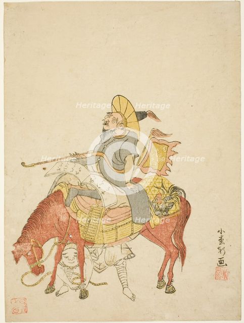 The "Chinese” Quartermaster, Japan, 1765. Creator: Komatsuya Hyakki.