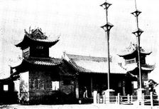 The Chinese Question: Chinese Temple, Chefoo, where Li-Hung-Chang signed the...British Treaty, 1898. Creator: James Fuller