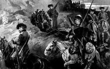 The Chinese Question: Amoor Cossacks on the march through Manchuria to Port Arthur, 1898. Creator: Unknown