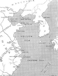 The Chinese Question: map showing positions of chief points of interest, 1898. Creator: Carl Hentschel