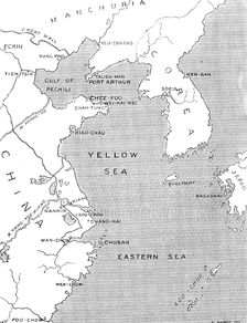 The Chinese Question: map showing positions of chief points of interest, 1898. Creator: Carl Hentschel