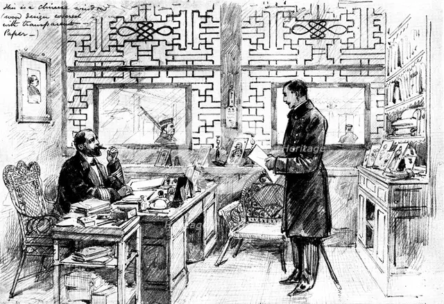 The Chinese Question: the German Occupation of Kiao-Chau - Capt. Trüppel, the new governor..., 1898. Creator: Unknown.