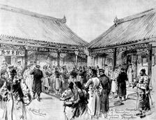 The Chinese Question - the German Occupation of Kiao-Chau: Sunday Afternoon..., Tsingtan, 1898. Creator: Unknown