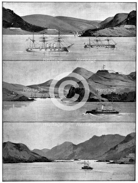 The Chinese Question: views of the stations acquired by Great Britain and Russia, 1898. Creator: Unknown.
