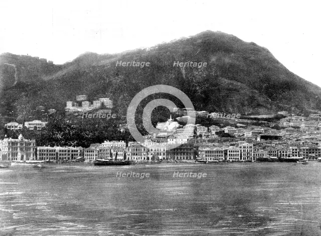 The Chinese Question: views of Victoria, the capital of Hong-Kong...Victoria from the bay, 1898. Creator: Unknown.