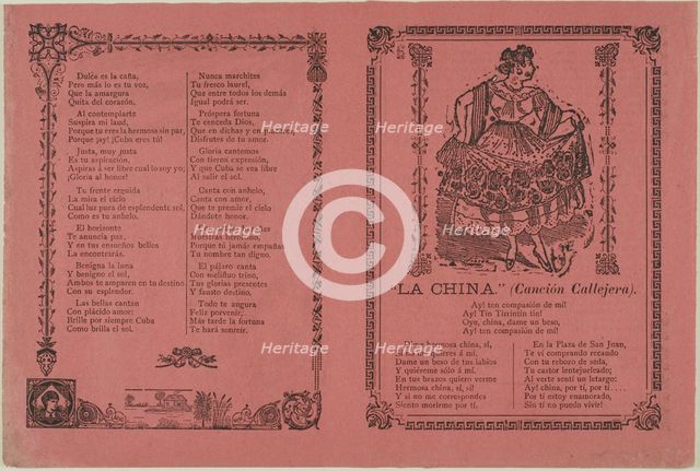 The Chinese Woman: Folk Songs, n.d. Creator: José Guadalupe Posada.