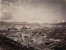 The Chinese town, West Point, Hong Kong, c1873. Creator: William Pryor Floyd