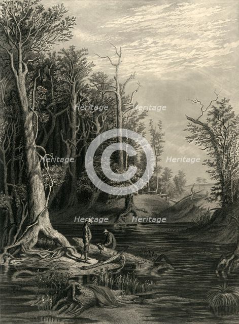 'The Chickahominy', 1872.  Creator: William Wellstood.