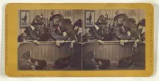 The Chicken dispute., 1870. Creator: Eugene S. M. Haines