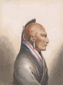 The Chief of the Little Osages, 1811-ca. 1813. Creator: Pavel Petrovic Svin'in