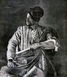 The chief Dahomey envoy for king Behanzin in Paris, 1893. Creator: F Meaulle