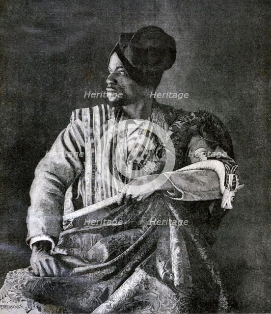 The chief Dahomey envoy for king Behanzin in Paris, 1893. Creator: F Meaulle.