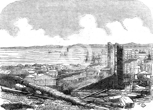 'The Chief Harbour of Gallipoli', 1854. Creator: Unknown.