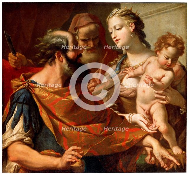 'The Child Moses Trampling on the Pharaoh's Crown', c1685-c1687. Artist: Sebastiano Ricci