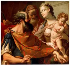 The Child Moses Trampling on the Pharaoh's Crown c1685-c1687. Artist: Sebastiano Ricci