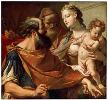 The Child Moses Trampling on the Pharaoh's Crown c1685-c1687. Artist: Sebastiano Ricci