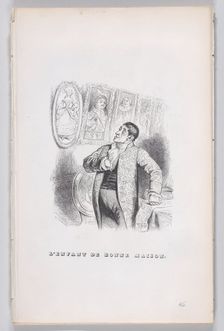 The Child of Good Breeding from The Complete Works of Béranger, 1836. Creator: John Thompson