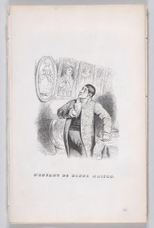 The Child of Good Breeding from The Complete Works of Béranger, 1836. Creator: John Thompson