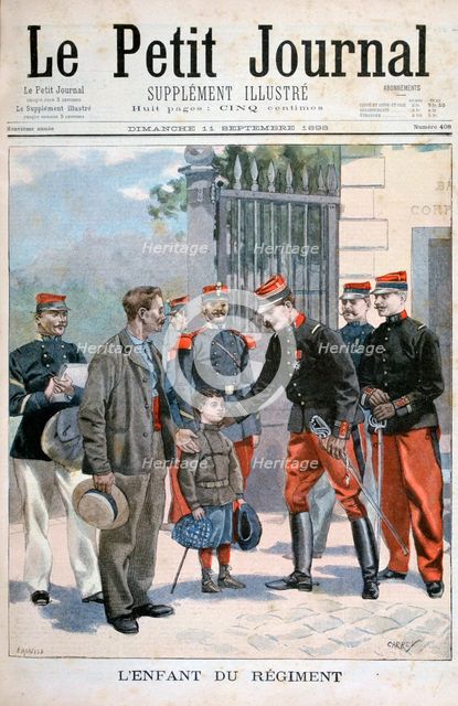 The child of the regiment, 1898. Creator: F Meaulle.