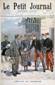 The child of the regiment, 1898. Creator: F Meaulle