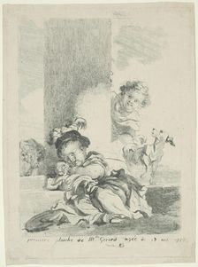 The Child and the Cat, 1778. Creator: Marguerite Gerard