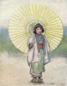 The Child and the Umbrella c1887, (1901). Artist: Mortimer L Menpes
