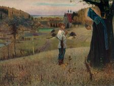 The Child Bartholomew's Dream 1889-1890, (1965). Creator: Mikhail Nesterov