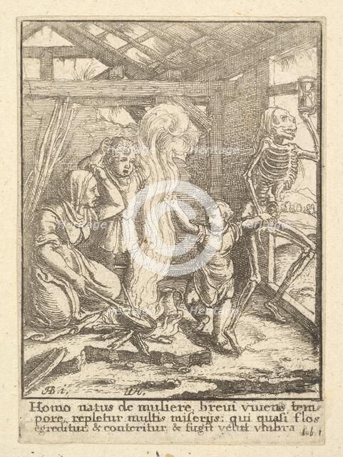 The Child, from the Dance of Death, 1651. Creator: Wenceslaus Hollar.