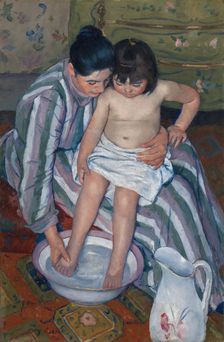 The Child's Bath, 1893. Creator: Mary Cassatt