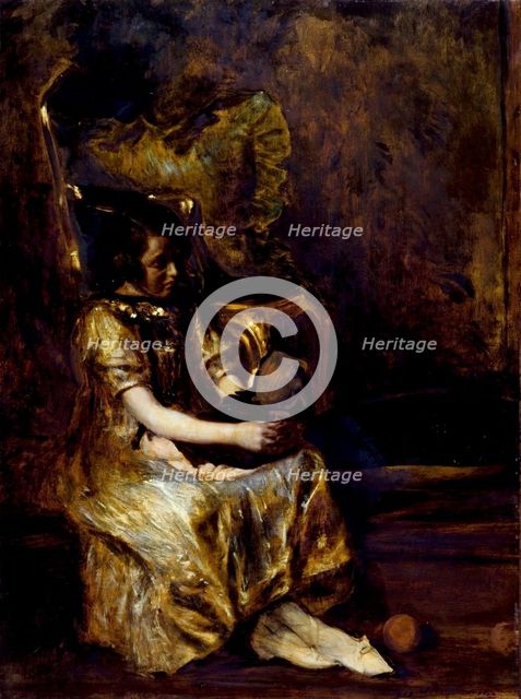 The child with the doll, 1900. Creator: Jacques Emile Blanche.