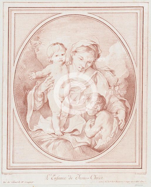 The Childhood of Jesus Christ, 18th century. Creator: Louis Marin Bonnet.