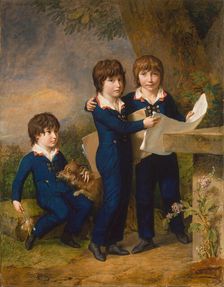 The Children of Martin Anton Heckscher: Johann Gustav Wilhelm Moritz (1797-1865)..., 1805. Creator: Johann Heinrich Wilhelm Tischbein