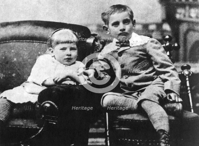 The children of Jesse James, c1881-1883 (1954). Artist: Unknown